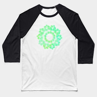 Floral green Baseball T-Shirt